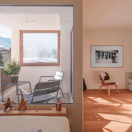 Residenza Lagrev - 2 ½ Zimmerwohnung Nr 206 - Typ 25a - 1 Etage - Sued Lägenhet *